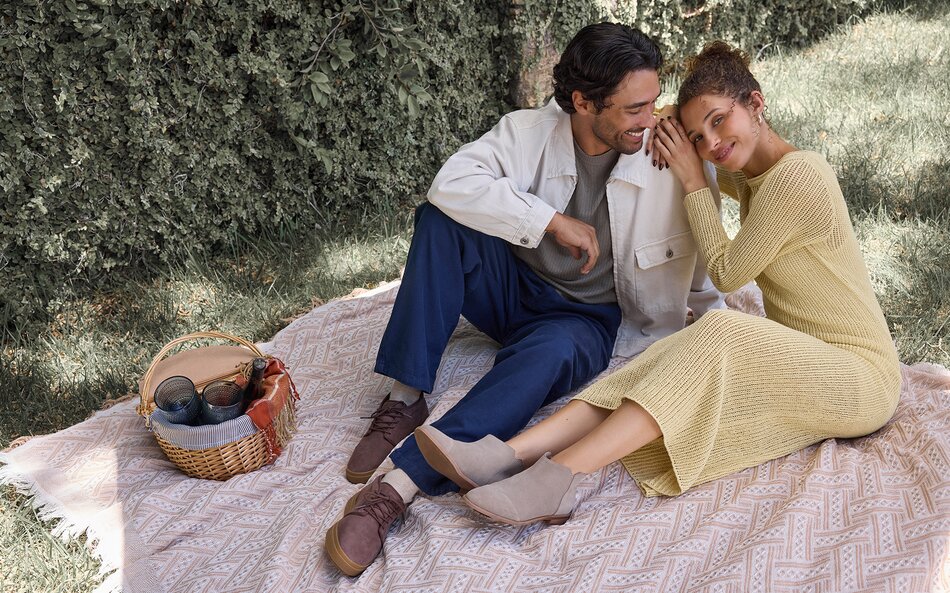 Models wearing Rylie Ankle Bootie and Carlo Mid Terrain 2.0​ shown.